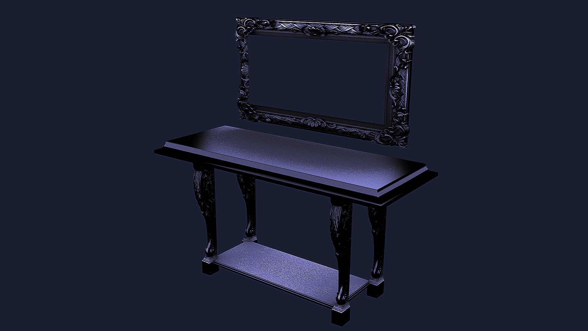 wall-console-rosie-rosa-梳妆台